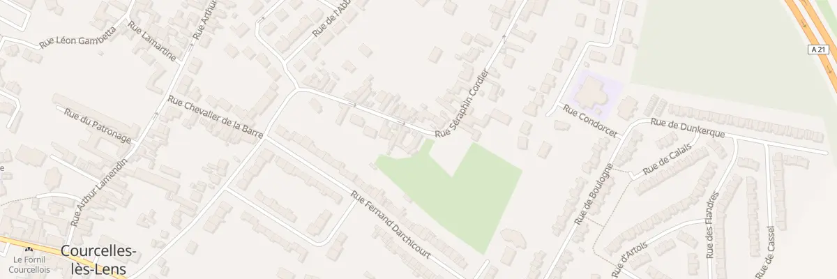 Plan du 32 Rue Séraphin Cordier à Courcelles-lès-Lens