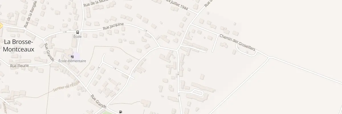 Plan du 20 Rue de la Vallée à La Brosse-Montceaux