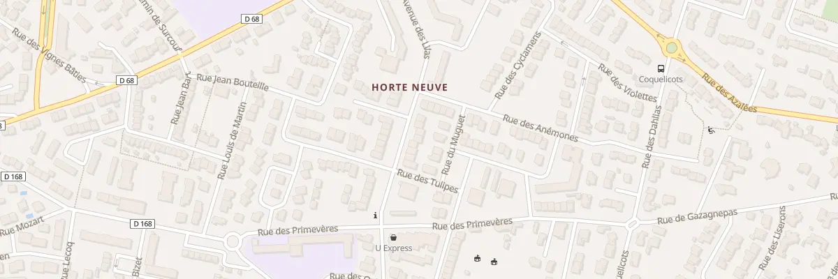Plan du 12 Av des Lilas à Narbonne
