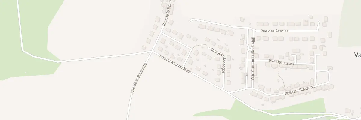 Plan du 18 Rue du Mur du Nain à Vauciennes