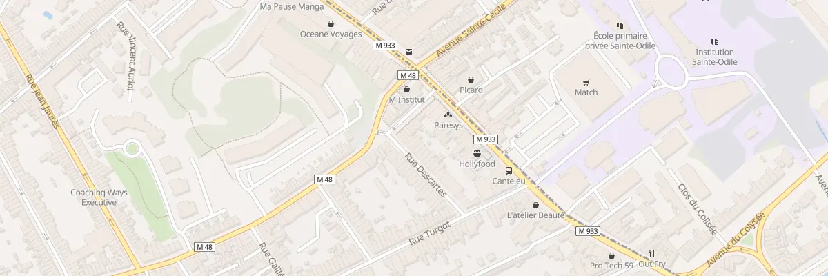 Plan du 32 Rue Descartes à Lille