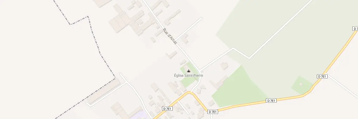 Plan du 20B Rue d’Arras à Neuville-Bourjonval