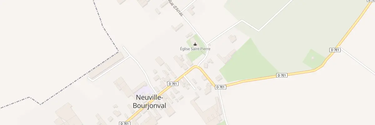 Plan du 24 Rue de Péronne à Neuville-Bourjonval