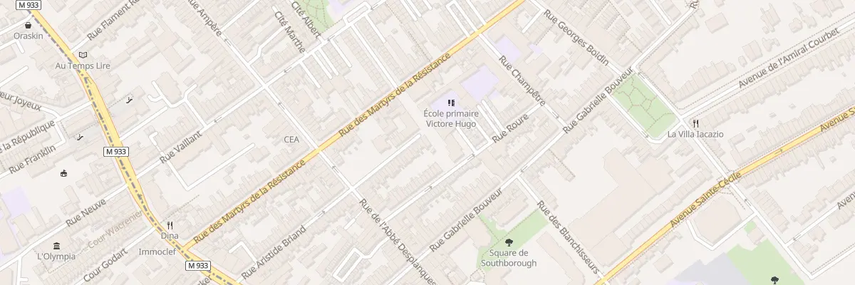 Plan du 86 Rue Aristide Briand à Lambersart