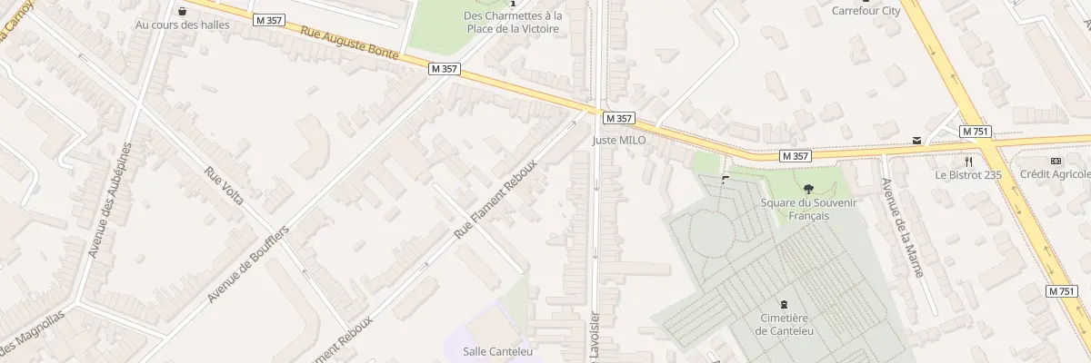 Plan du 17 Rue Flament Reboux à Lambersart