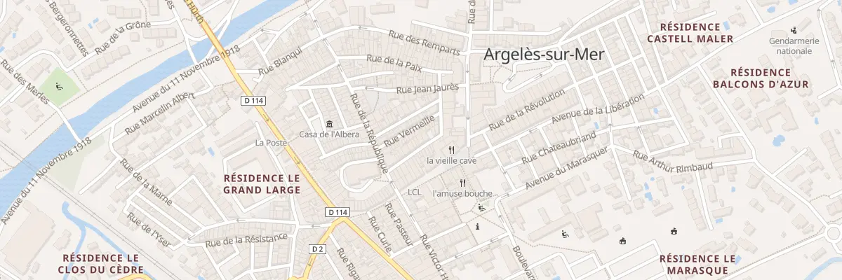 Plan du 19 Rue de la Liberte à Argelès-sur-Mer