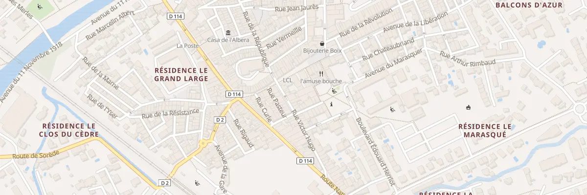 Plan du 15 Rue Victor Hugo à Argelès-sur-Mer