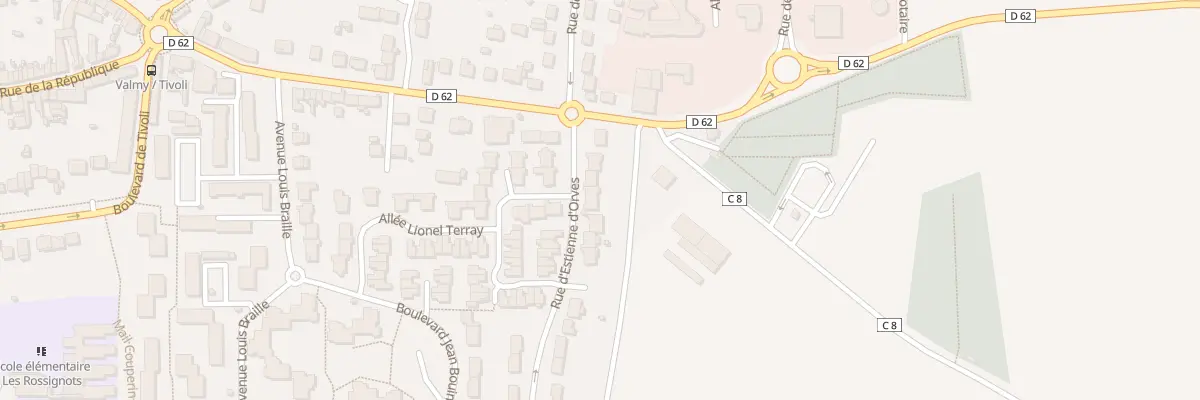 Plan du 7 Rue Estienne d’Orves à Nangis
