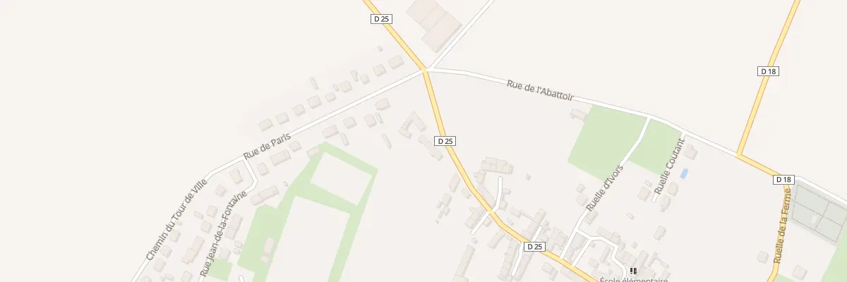 Plan du 45 Rue de Crépy à Thury-en-Valois