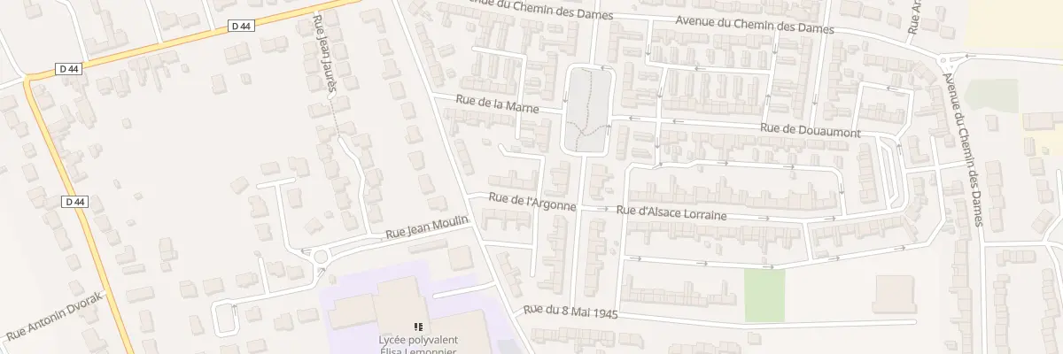 Plan du 123 Rue de l’Argonne à Brebières