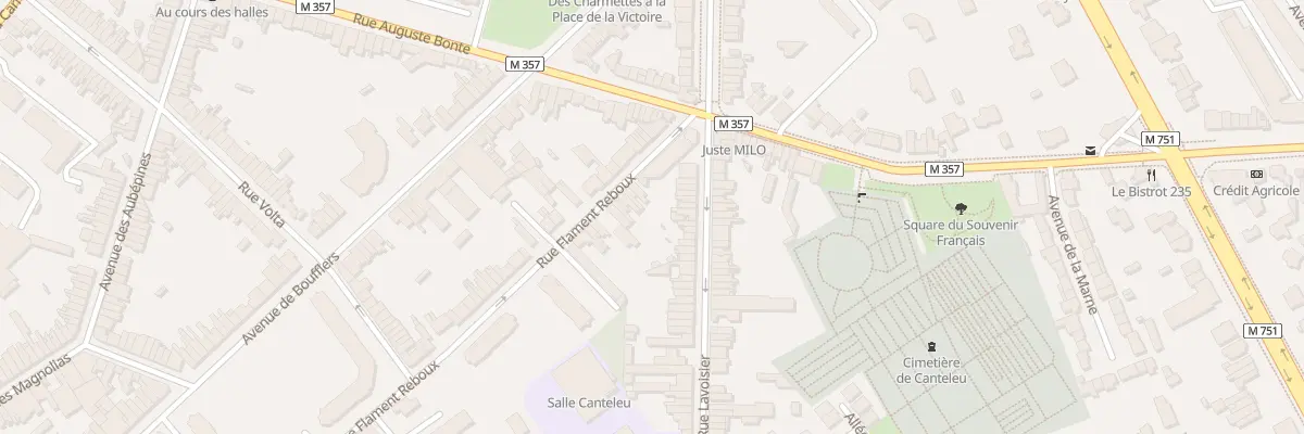 Plan du 19 Rue Flament Reboux à Lambersart