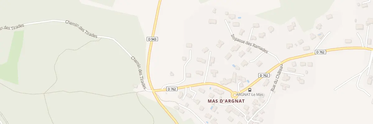 Plan du 34 Rte des Eaux à Sayat