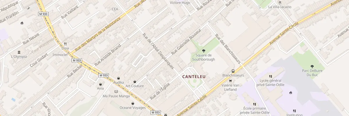 Plan du 24 Rue Gabrielle Bouveur à Lambersart