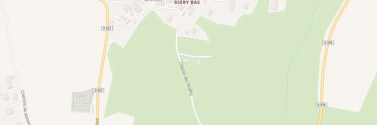 Plan du 5449 Saint Diery Bas à Saint-Diéry