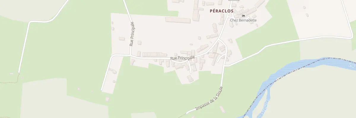 Plan du 5181A Peraclos à Chouvigny