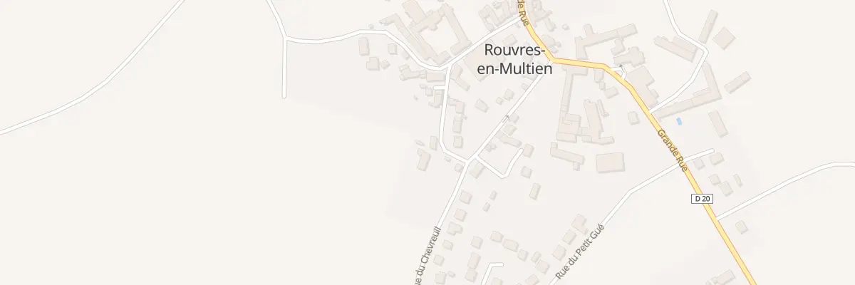Plan du 11 Rue du Four à Rouvres-en-Multien