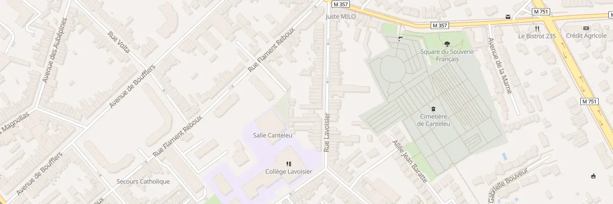 Plan du 40 Rue Lavoisier à Lambersart