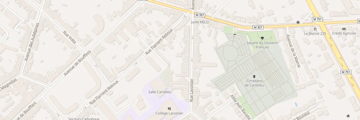 Plan du 28 Rue Lavoisier à Lambersart
