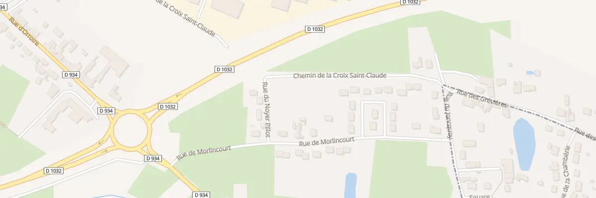 Plan du 211 Che de Morlincourt à Noyon