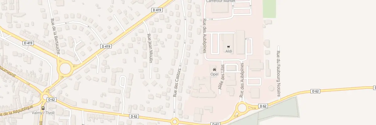 Plan du 21 Rue des Castors à Nangis