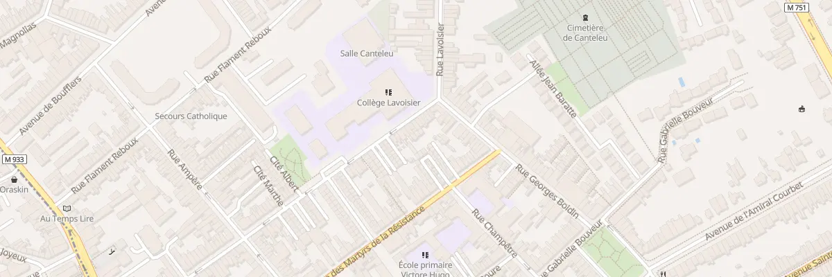 Plan du 94 Rue Vaillant à Lambersart