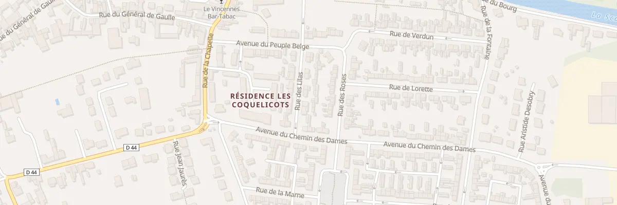 Plan du 120 Rue des Lilas à Brebières