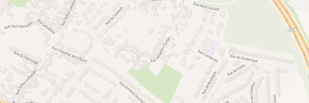 Plan du 27 Rue Séraphin Cordier à Courcelles-lès-Lens