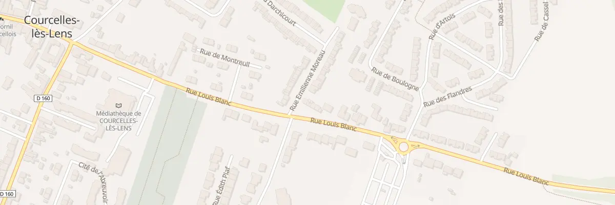 Plan du 53 Rue Louis Blanc à Courcelles-lès-Lens