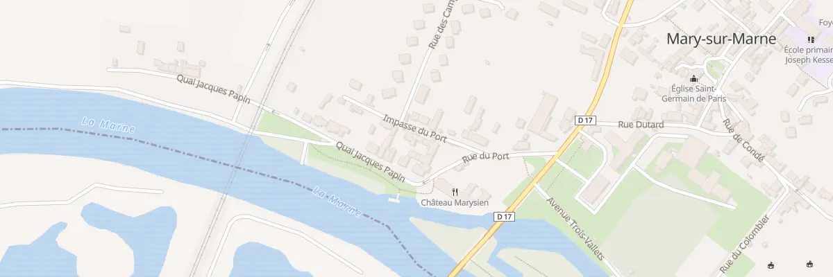 Plan du 7 Imp du Port à Mary-sur-Marne