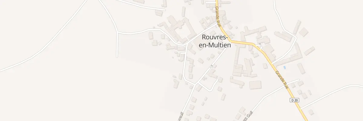 Plan du 9 Rue du Four à Rouvres-en-Multien