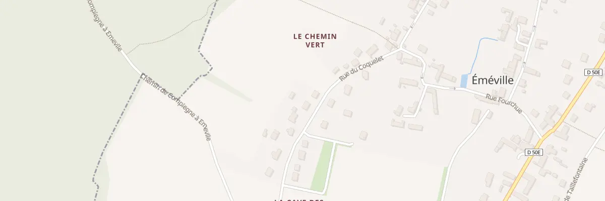 Plan du 32 Rue du Coquelet à Éméville