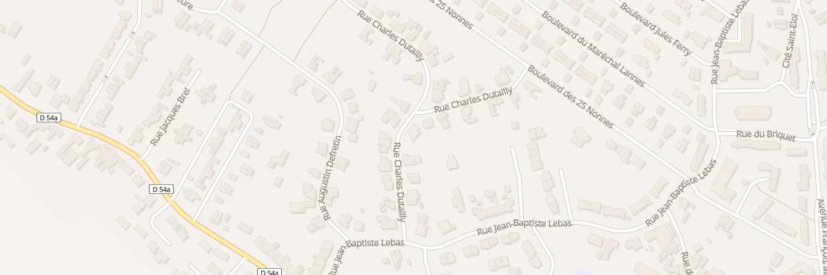 Plan du 11 Rue Charles Dutailly à Ostricourt