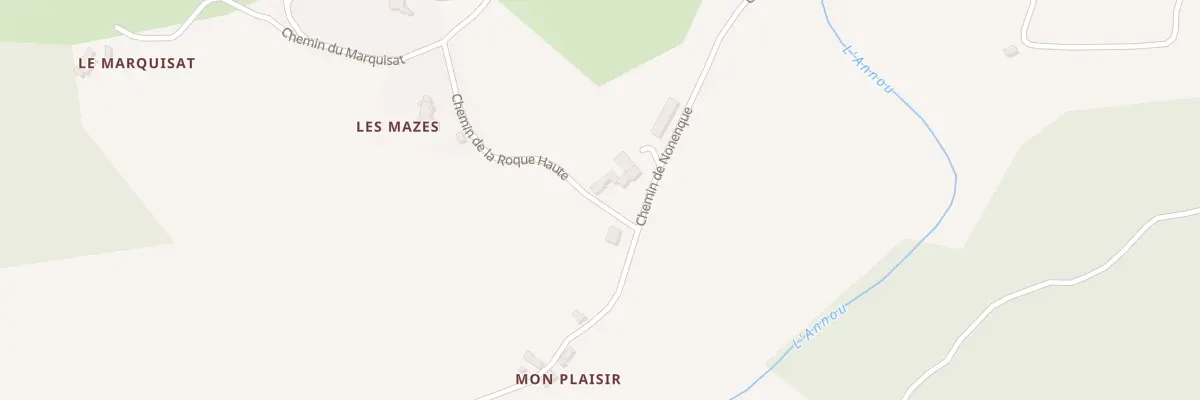 Plan du 5077 La Roquaubel à Marnhagues-et-Latour
