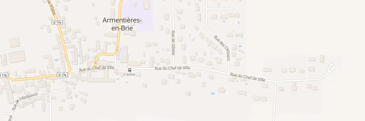 Plan du 25 Rue du Chef-de-ville à Armentières-en-Brie