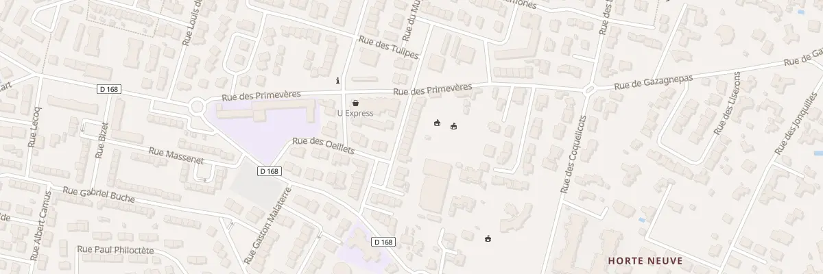 Plan du 20 Rue des Jacinthes à Narbonne