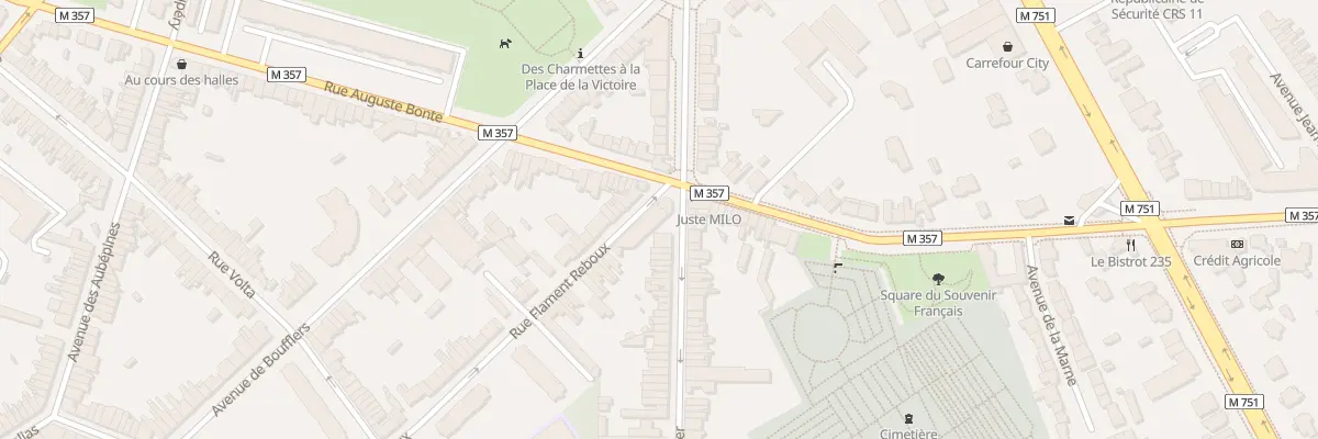 Plan du 3 Rue Flament Reboux à Lambersart