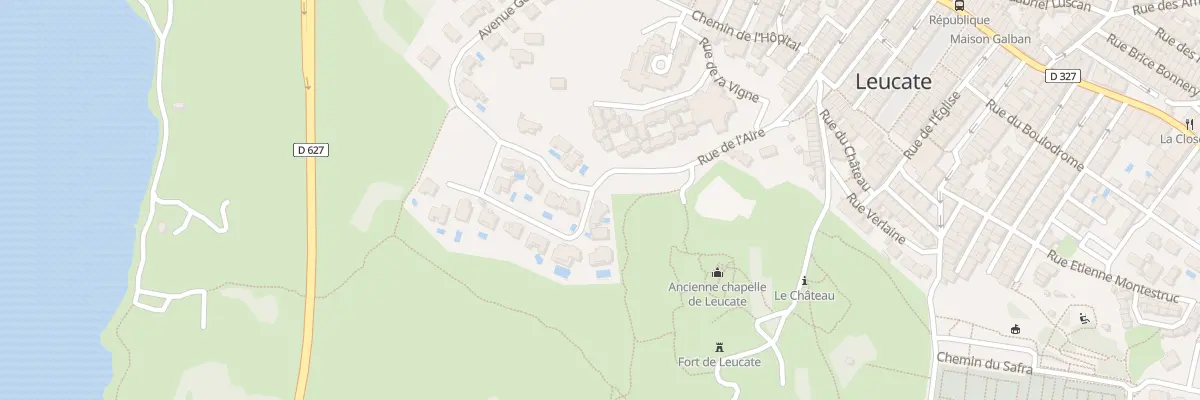 Plan du 1 Rue Jacques Brel à Leucate