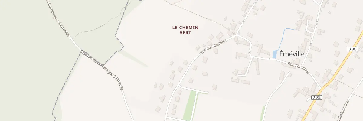 Plan du 30 Rue du Coquelet à Éméville