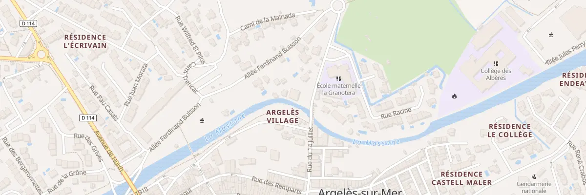 Plan du 31 Rue du 14 Juillet à Argelès-sur-Mer