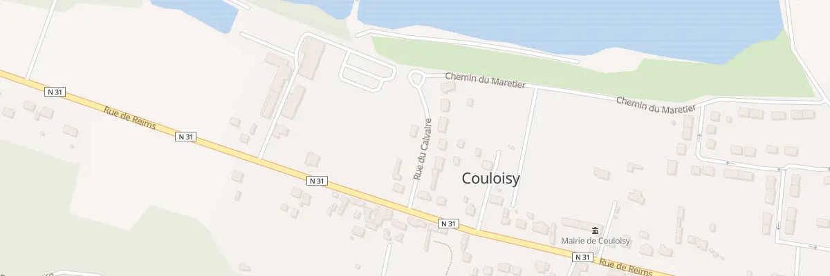 Plan du 2 Rue du Calvaire à Couloisy