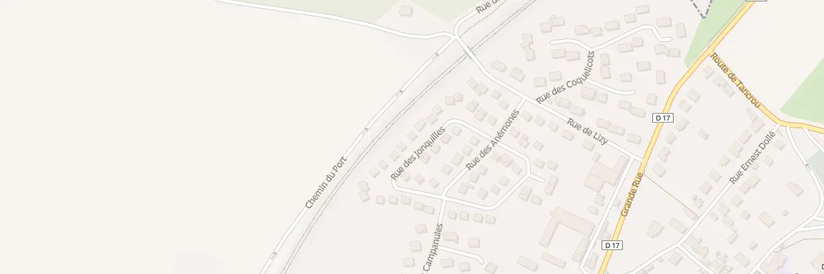 Plan du 16 Rue des Jonquilles à Mary-sur-Marne