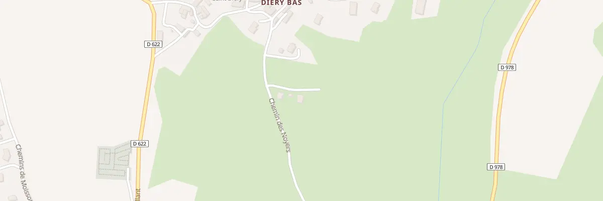 Plan du 5499 Saint Diery Bas à Saint-Diéry