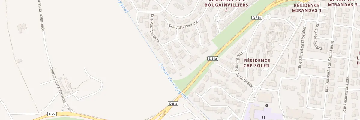 Plan du 17 Rue Paul Verlaine à Saint-Cyprien