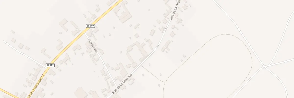 Plan du 26 Rue de Là Dessous à Nurlu
