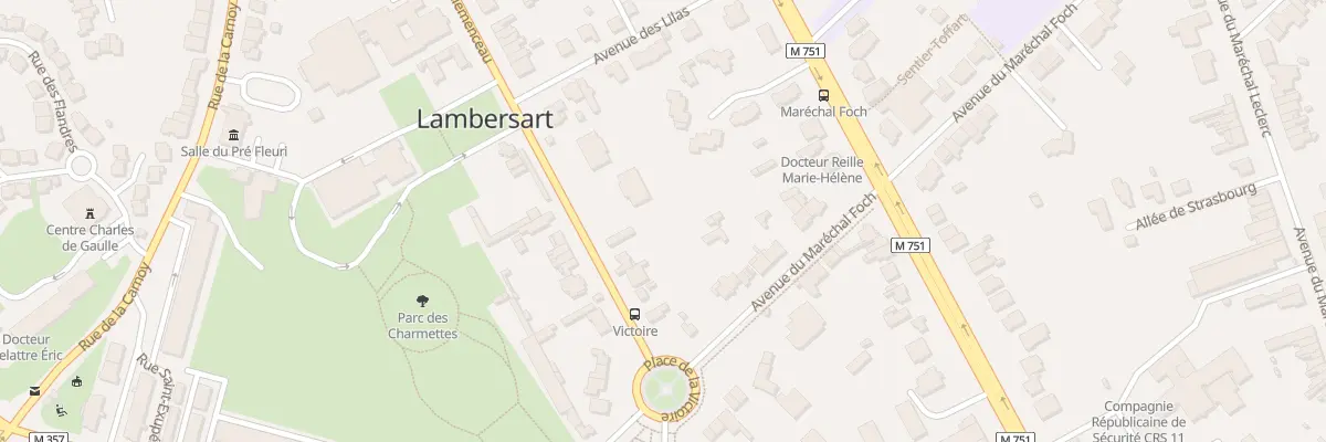 Plan du 12 Av Georges Clemenceau à Lambersart