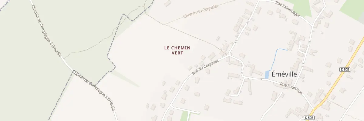 Plan du 26 Rue du Coquelet à Éméville