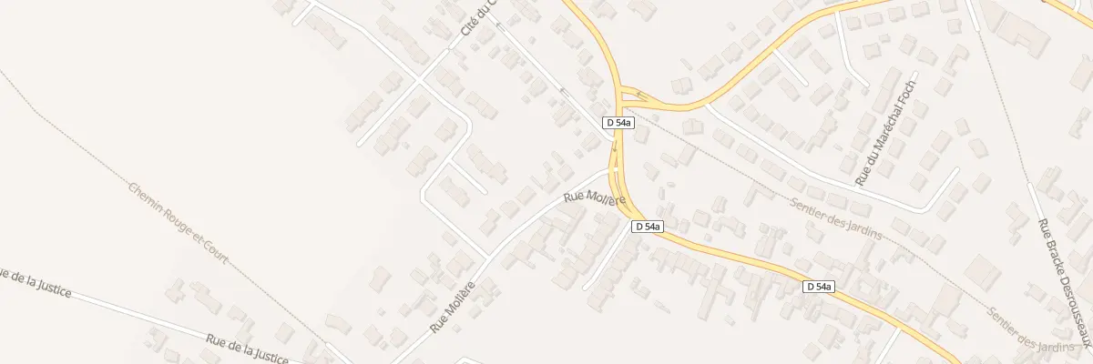 Plan du 20 Rue Molière à Ostricourt