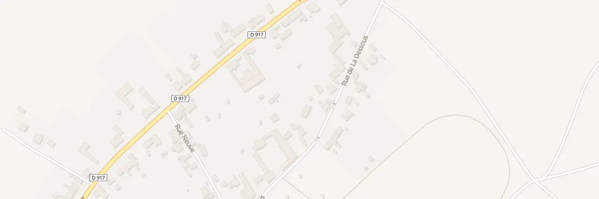 Plan du 34 Rue de Là Dessous à Nurlu