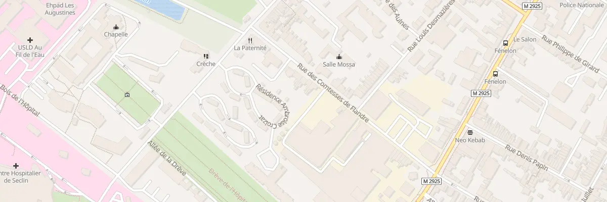 Plan du 29 Rue Comtesses de Flandre à Seclin