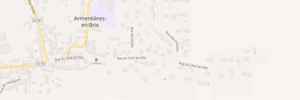 Plan du 27 Rue du Chef-de-ville à Armentières-en-Brie